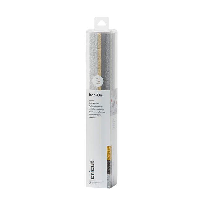 Glitter Iron-On Sampler, Basics (12in)