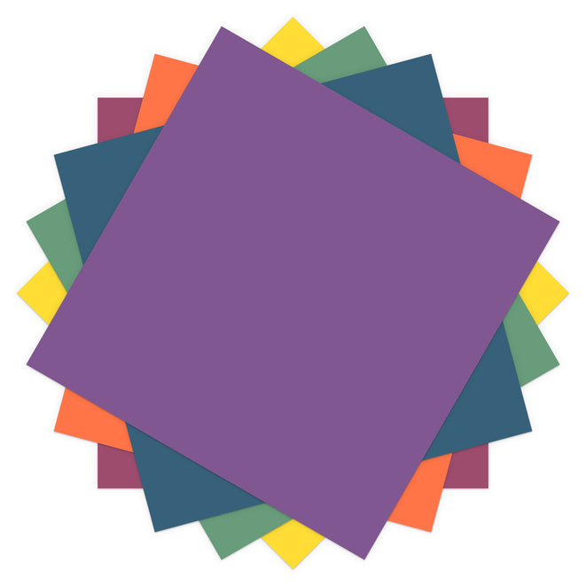 Cardstock Sampler, Jewel Tones - 12 in x 12 in (48 ct)