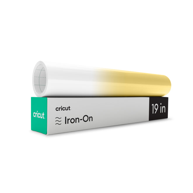 UV-Activated, Colour-Changing Iron-On, White - Blue