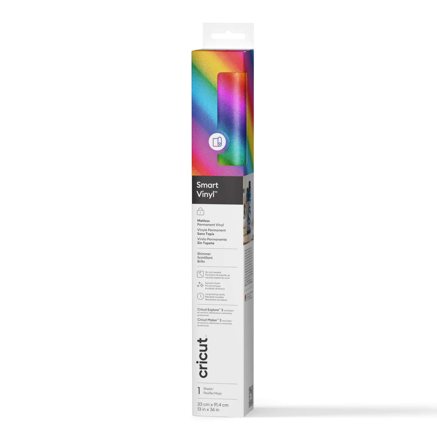 Smart Vinyl™ Matless Permanent Shimmer Vinyl (0.9m / 3 ft)