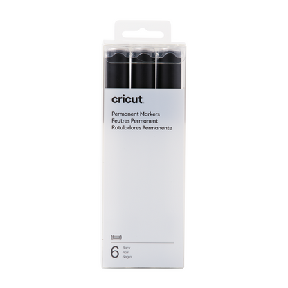 Permanent Markers 2.5 mm, Black (6 ct)