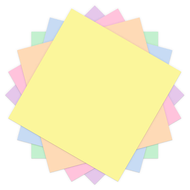 Cardstock Sampler, Pastel - 12 in x 12 in (48 ct)