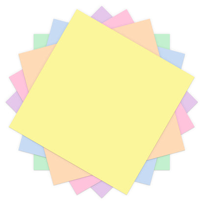 Cardstock Sampler, Pastel - 12 in x 12 in (48 ct)