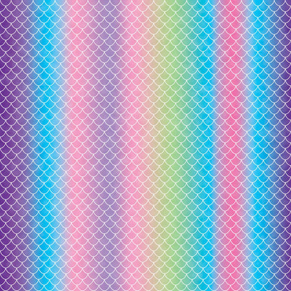 Infusible Ink™ Transfer Sheet Patterns, Mermaid Rainbow