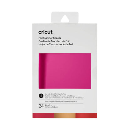 Foil Transfer Sheets Sampler, Ruby (24 ct)