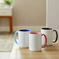 Beveled Ceramic Mug Blank - Grey, 15 oz/425 ml (1 ct)