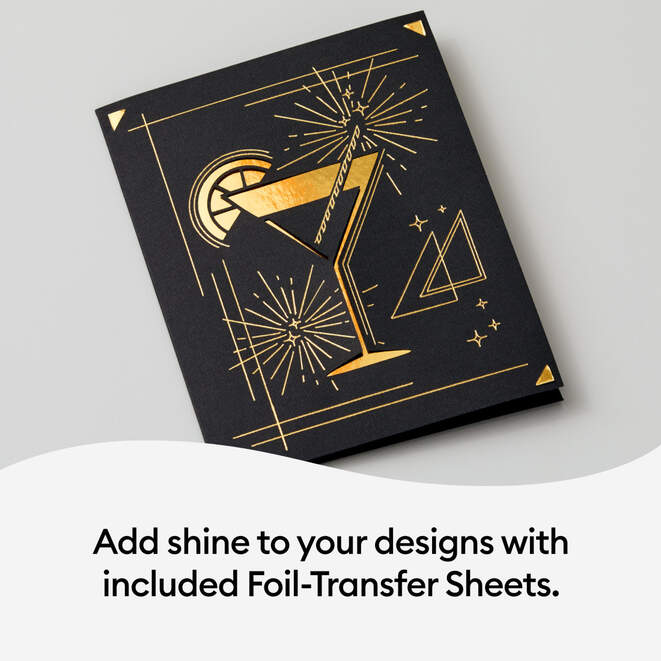 Foil Transfer Insert Cards, Celebration Sampler - S40 (14 ct)