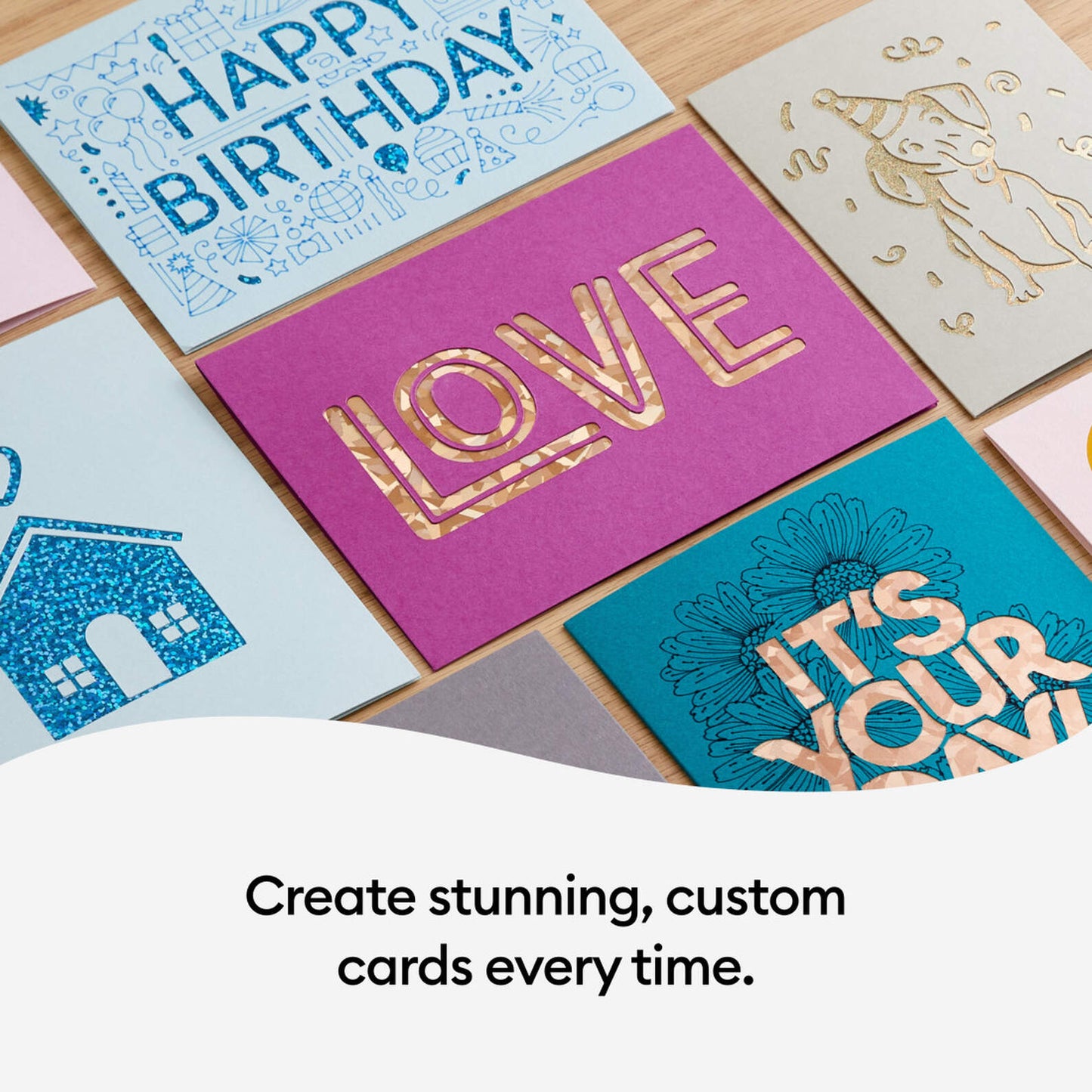 Cutaway Cards, Pastel Sampler - R10 (18 ct)