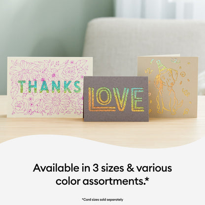 Cutaway Cards, Neutrals Sampler - R10 (18 ct)