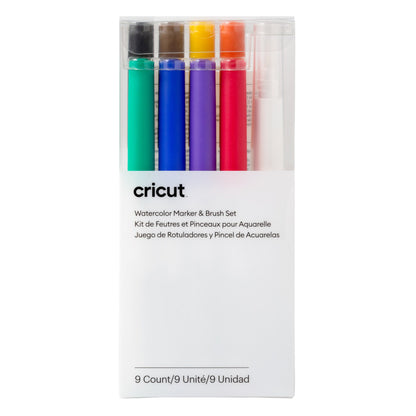 Watercolor Marker & Brush Set (9 ct)
