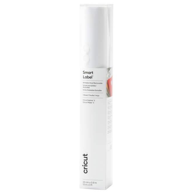 Smart Label™ Writable Vinyl – Removable, Transparent (3 ft)