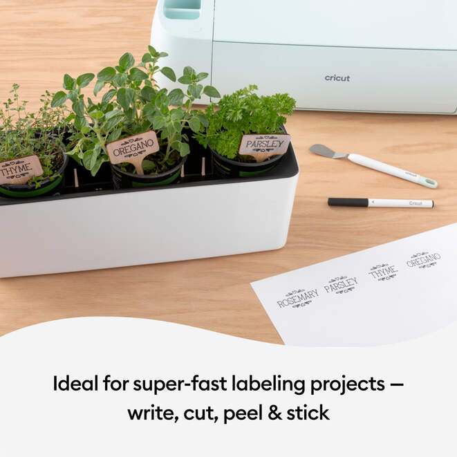 Smart Label™ Writable Vinyl – Removable, Transparent (3 ft)