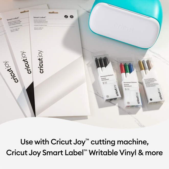 Cricut Joy™ Permanent Metallic Markers 1.0 mm, Gold/Silver/Copper (3 ct)