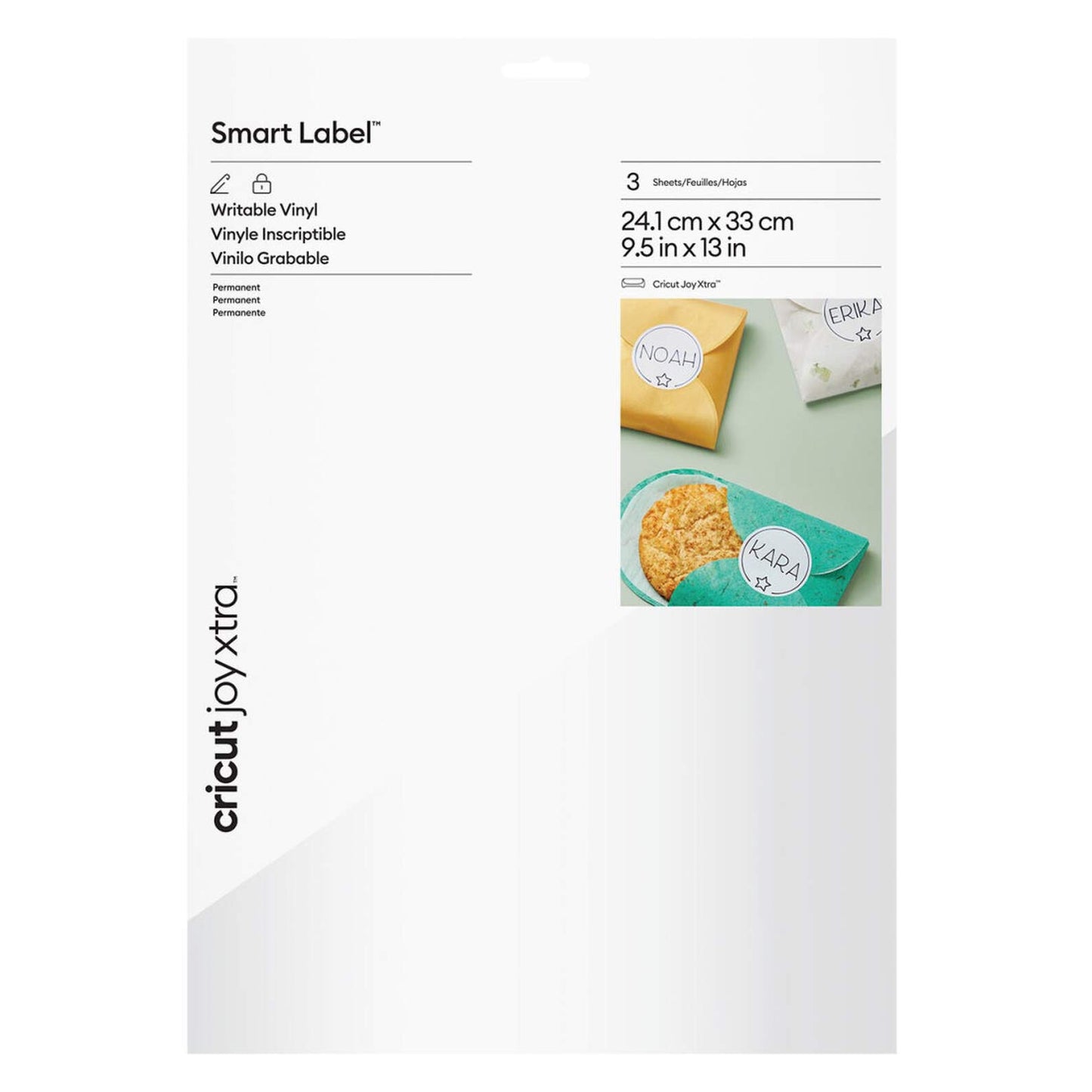 Cricut Joy Xtra™ Smart Vinyl™ Writable Vinyl – Permanent (3 ct)