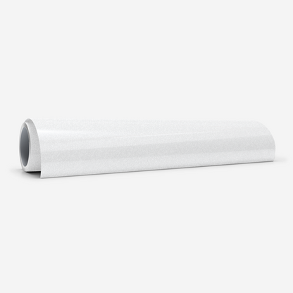 Smart Iron-On, Glitter, White 12 ft