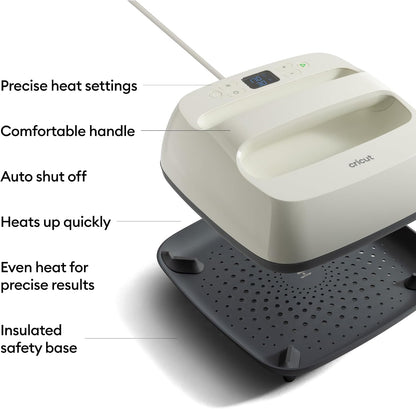 Cricut EasyPress SE 9x9 Raspberry - Heat Press Machine for T Shirts - YallaCricut