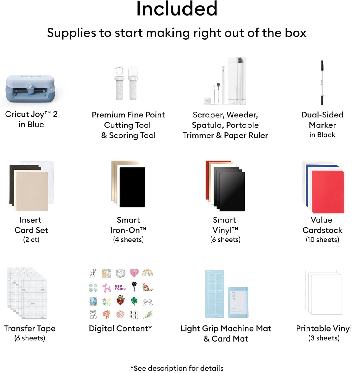 Cricut Joy™ 2 Essential Bundle EMEA