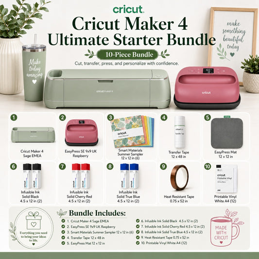 Cricut Maker 4 Ultimate Starter Bundle